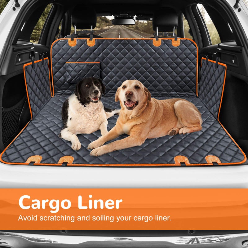 URPOWER Dog Car Seat Cover for Pets 100% Waterproof Hammock 600D Heavy Duty Scratch Proof Nonslip Durable Soft Pet Back Seat Covers for Cars Trucks and SUVs - Image 5